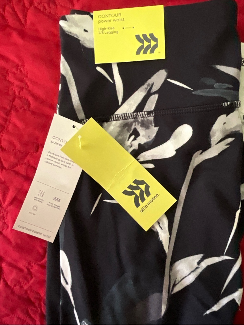 NWT ALL IN MOTION HIGH RISE 7/8 LEGGING